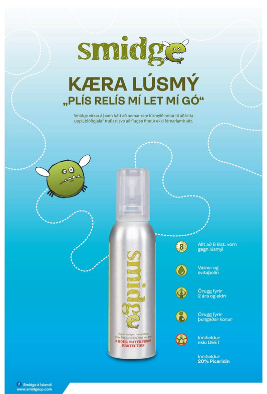 Smidge Flugnafæla 75ml