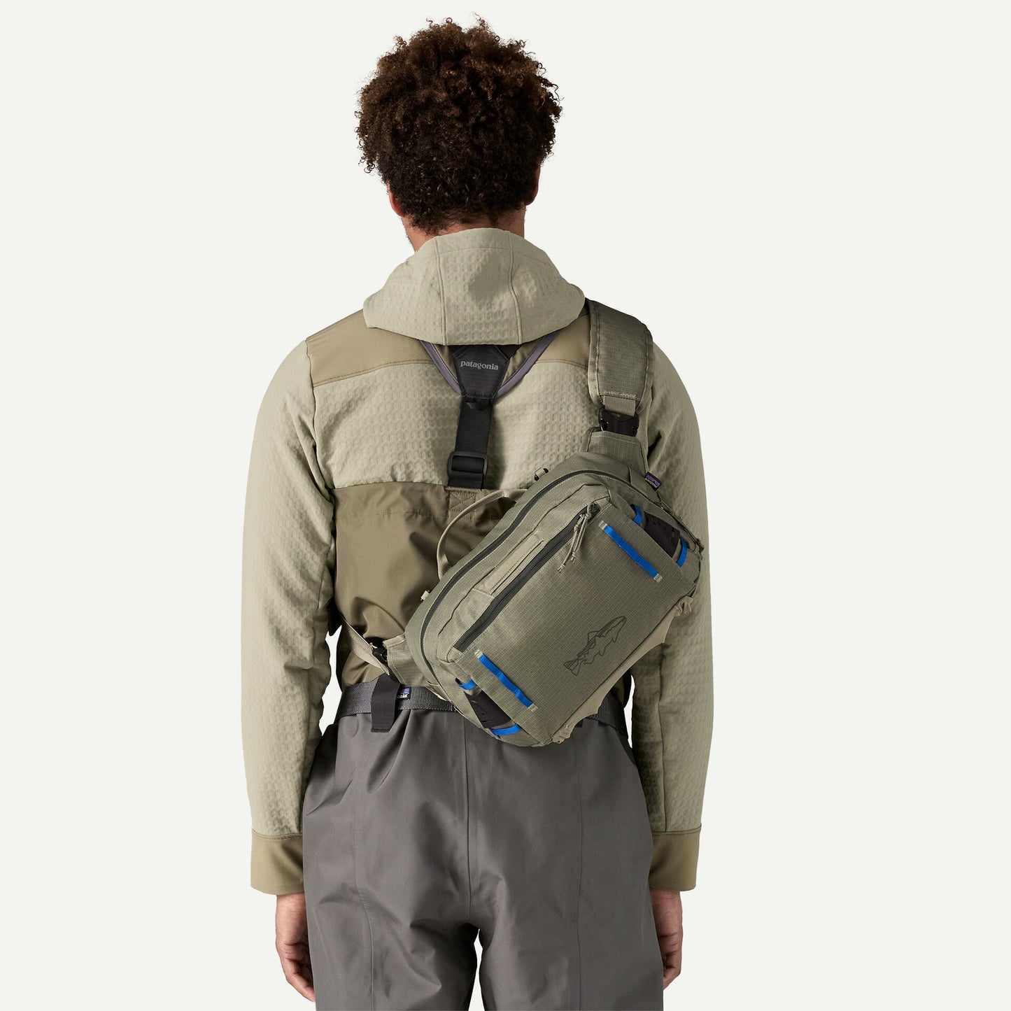 Patagonia - Stealth Switch Fishing Pack 9L Riwer rock Græn - hliðar/mittistaska