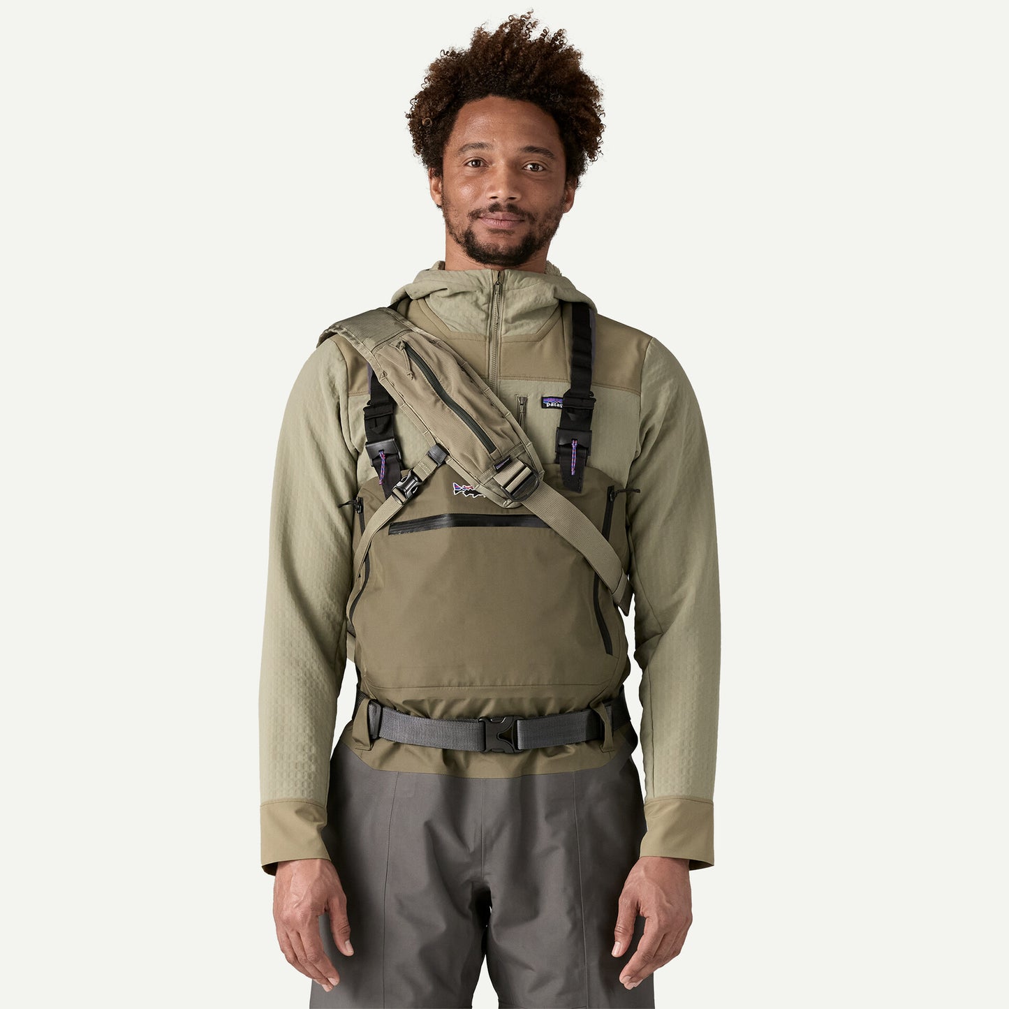 Patagonia - Stealth Switch Fishing Pack 9L Riwer rock Græn - hliðar/mittistaska