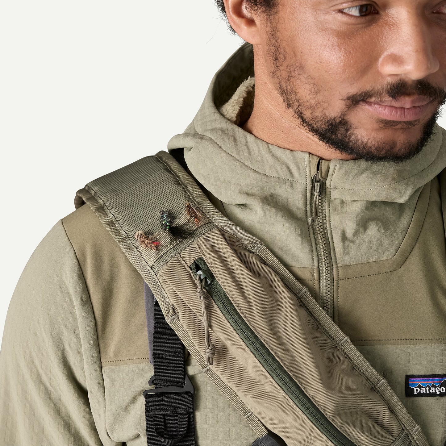 Patagonia - Stealth Switch Fishing Pack 9L Riwer rock Græn - hliðar/mittistaska