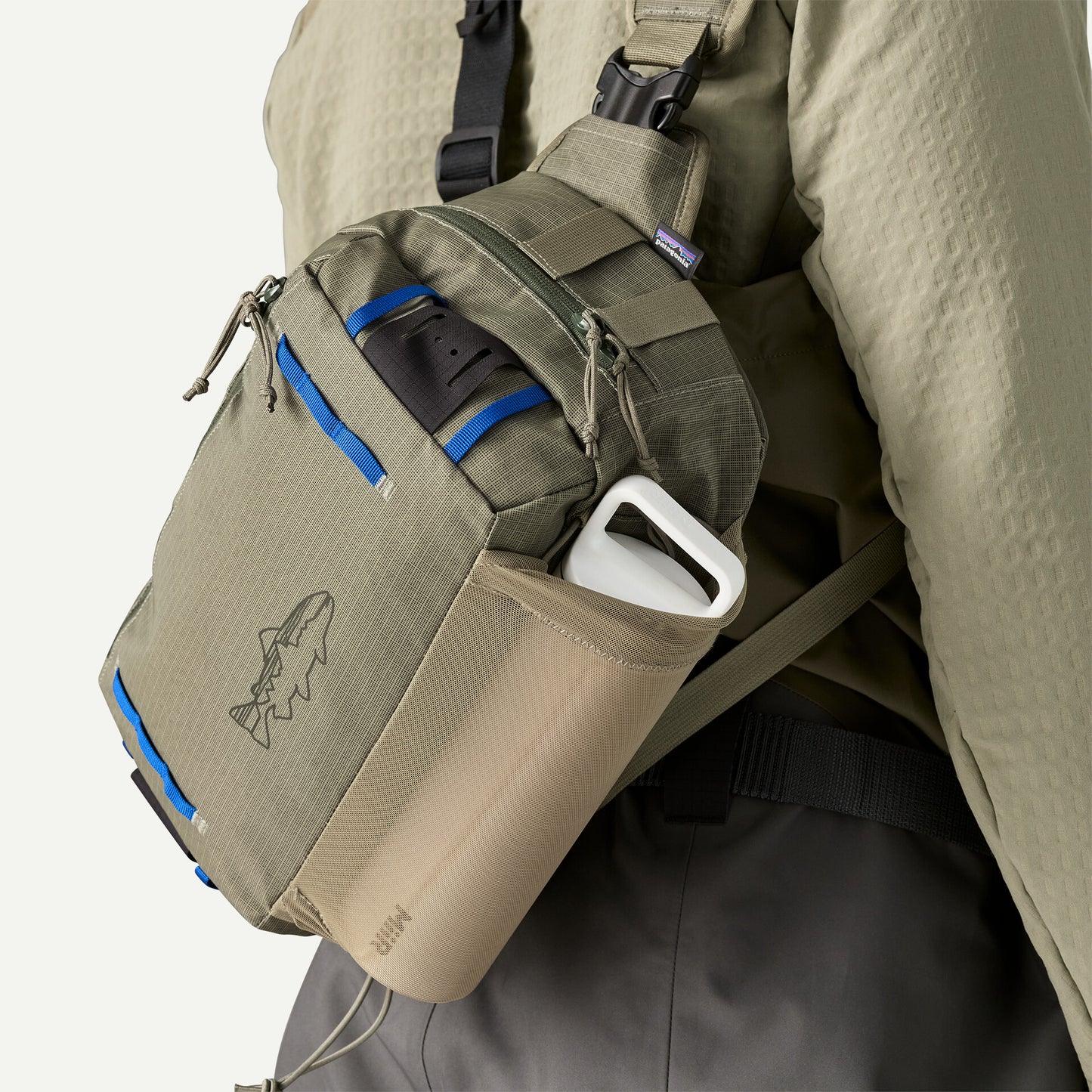 Patagonia - Stealth Switch Fishing Pack 9L Riwer rock Græn - hliðar/mittistaska