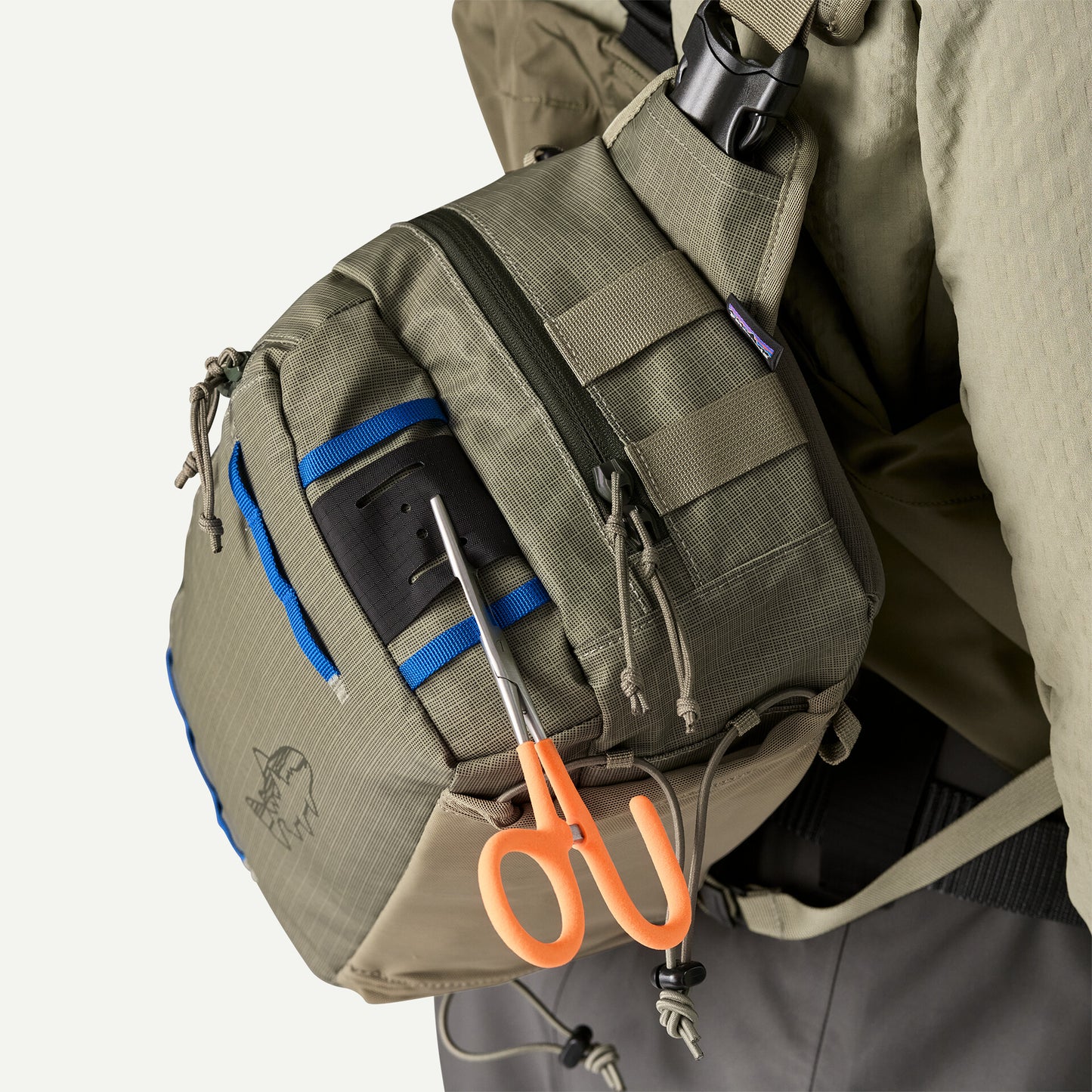 Patagonia - Stealth Switch Fishing Pack 9L Riwer rock Græn - hliðar/mittistaska