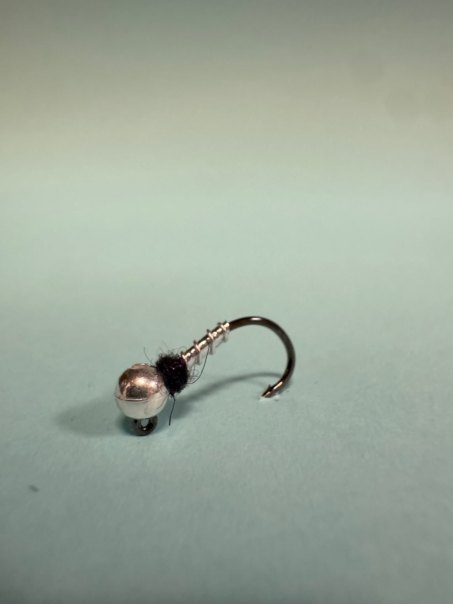 Heavy wire tungsten jig - Silfur perla variant