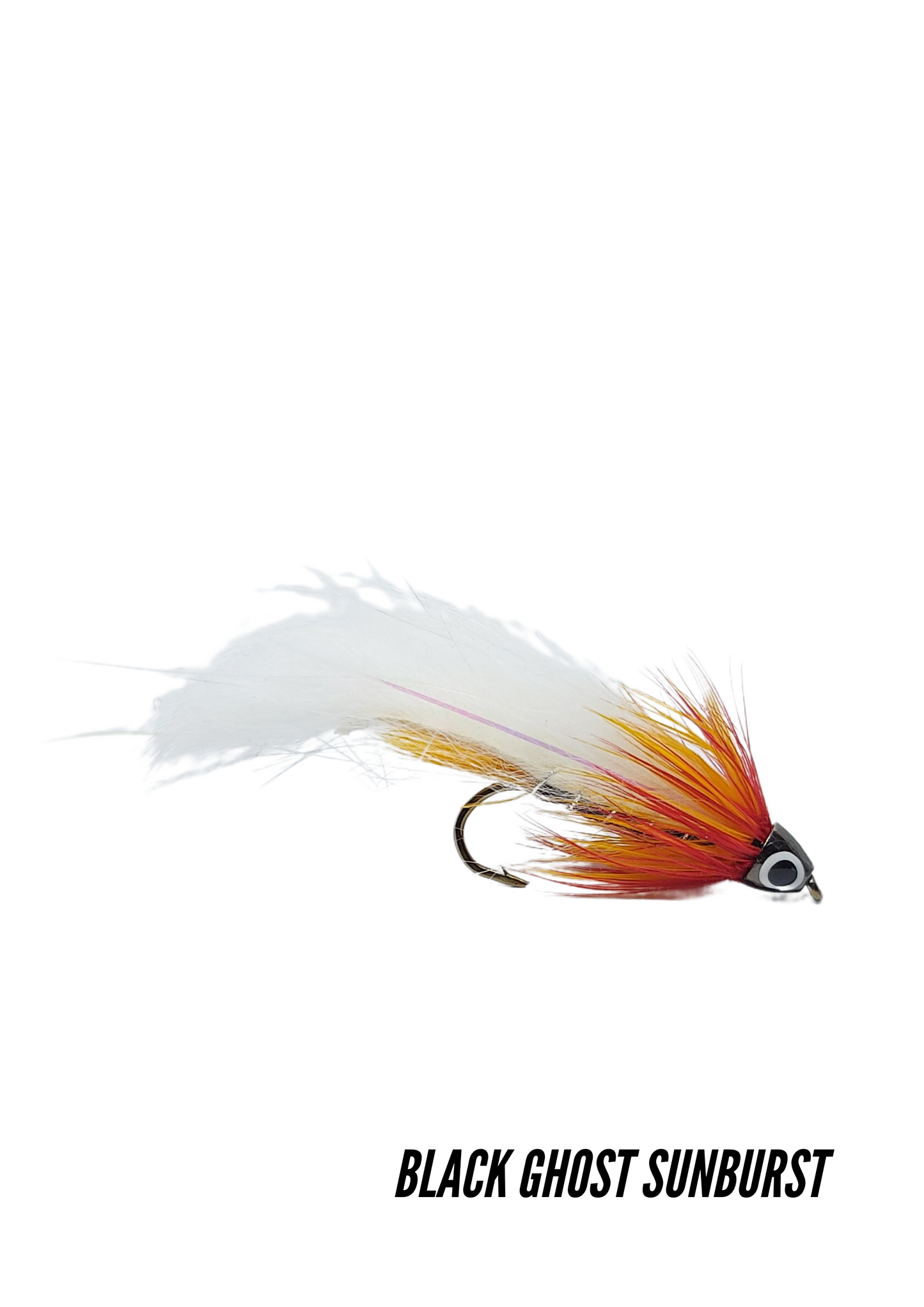 Silungaflugur - Black Ghost Sunburst - Straumfluga Tungsten