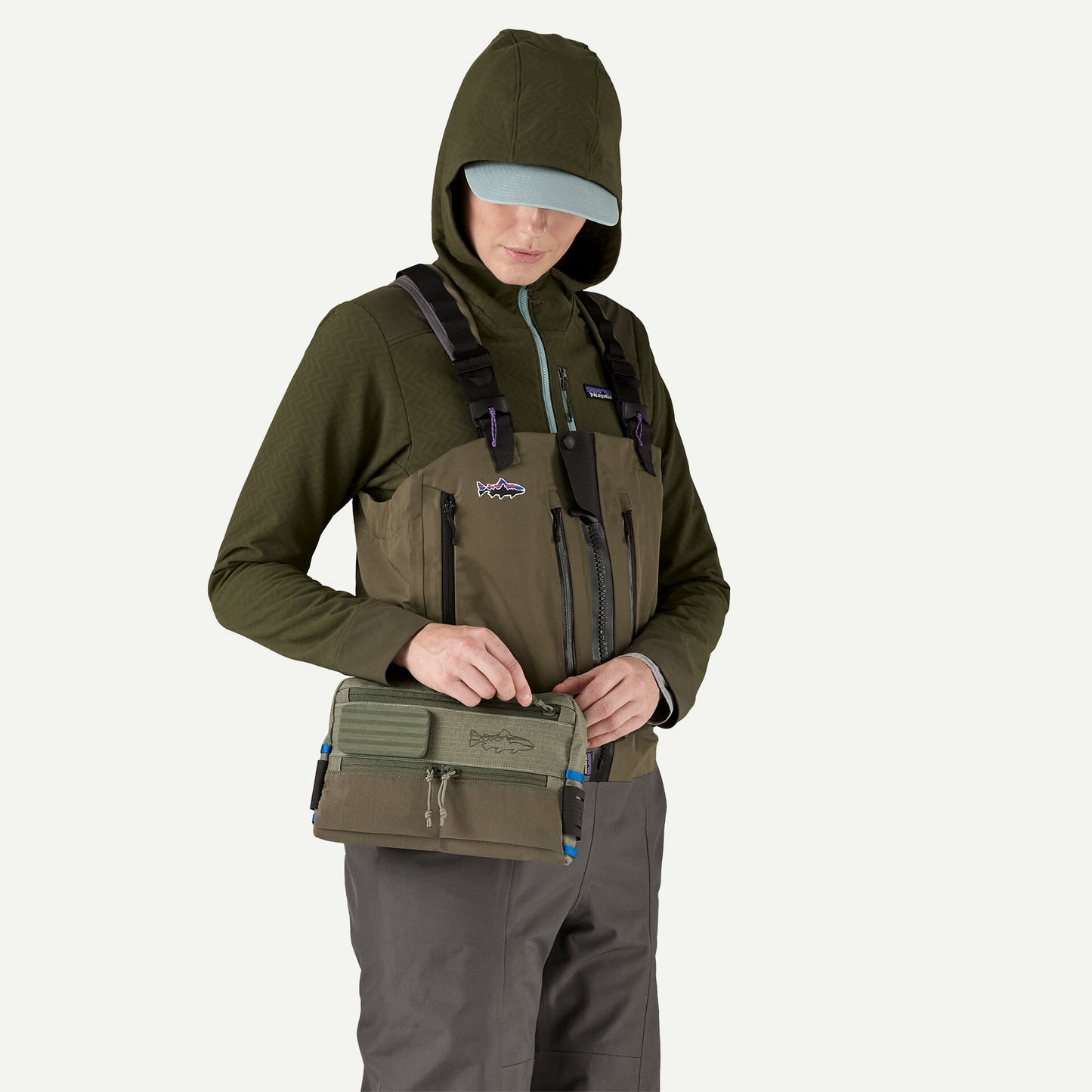 Patagonia - Stealth Switch Pack 3L River rock Græn - Brjóst taska
