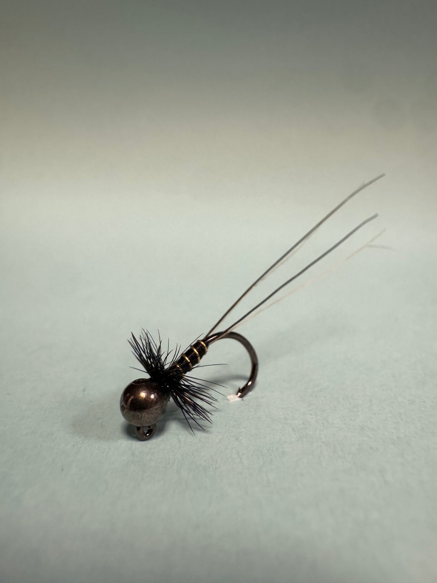 Heavy wire tungsten jig - svört frances púpa
