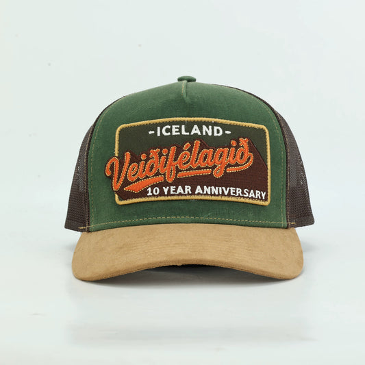 Veðifélags trucker derhúfa - Græn/brún