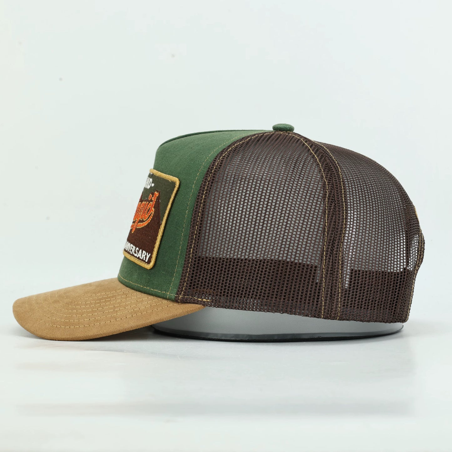 Veðifélags trucker derhúfa - Græn/brún