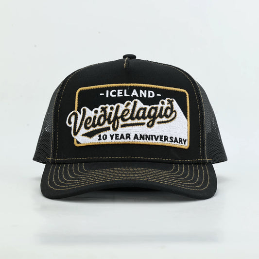 Veðifélags trucker derhúfa - Svört