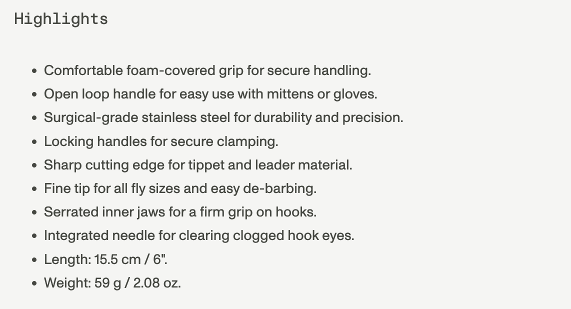 Guideline - Carabin Forceps 6.5"