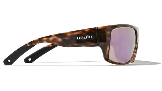 Bajío Nato Polaroid gleraugu - Dark Tort Gloss ( Rose Mirror Gler )