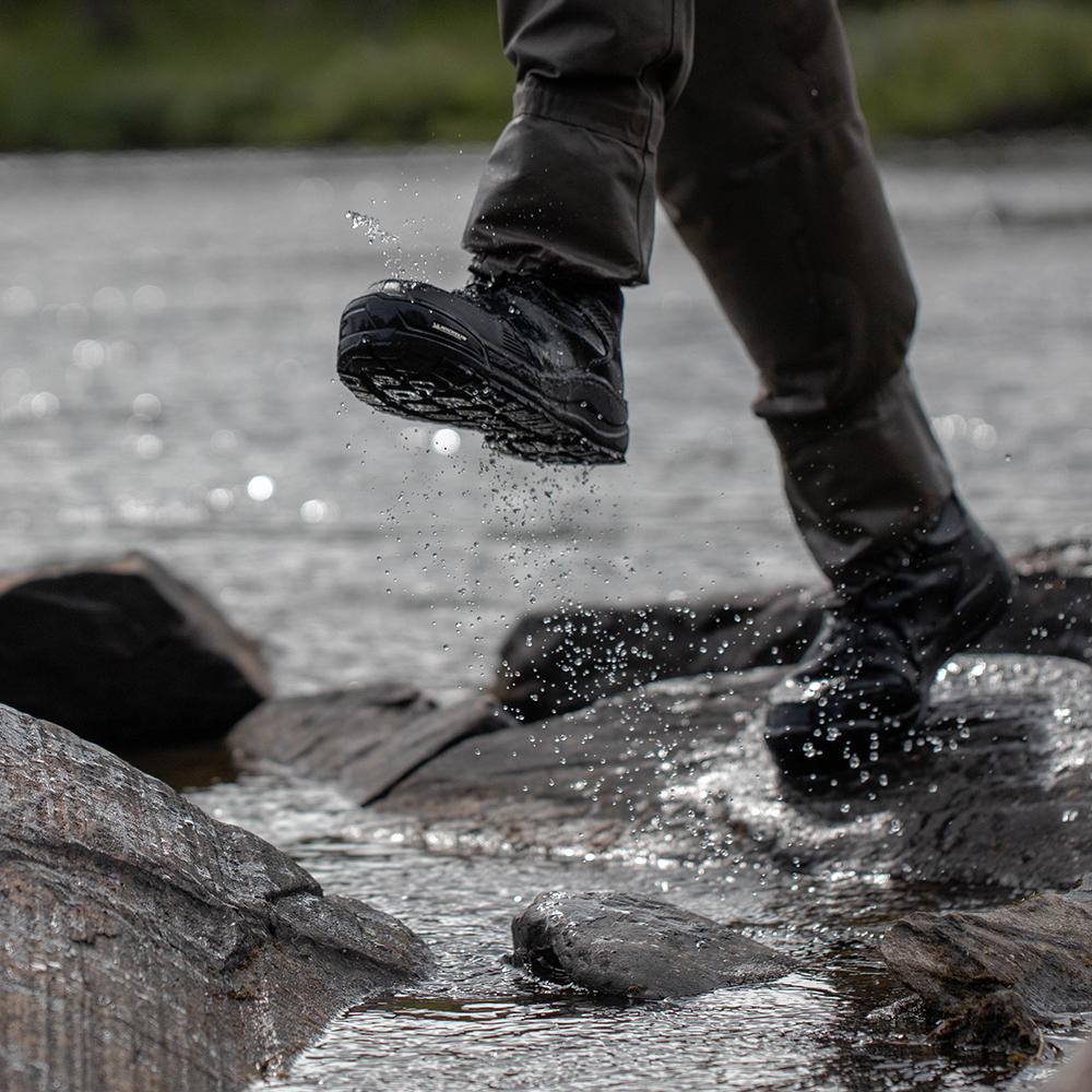 Vöðluskór - Vision - Musta Michelin - Veidifelagid.is