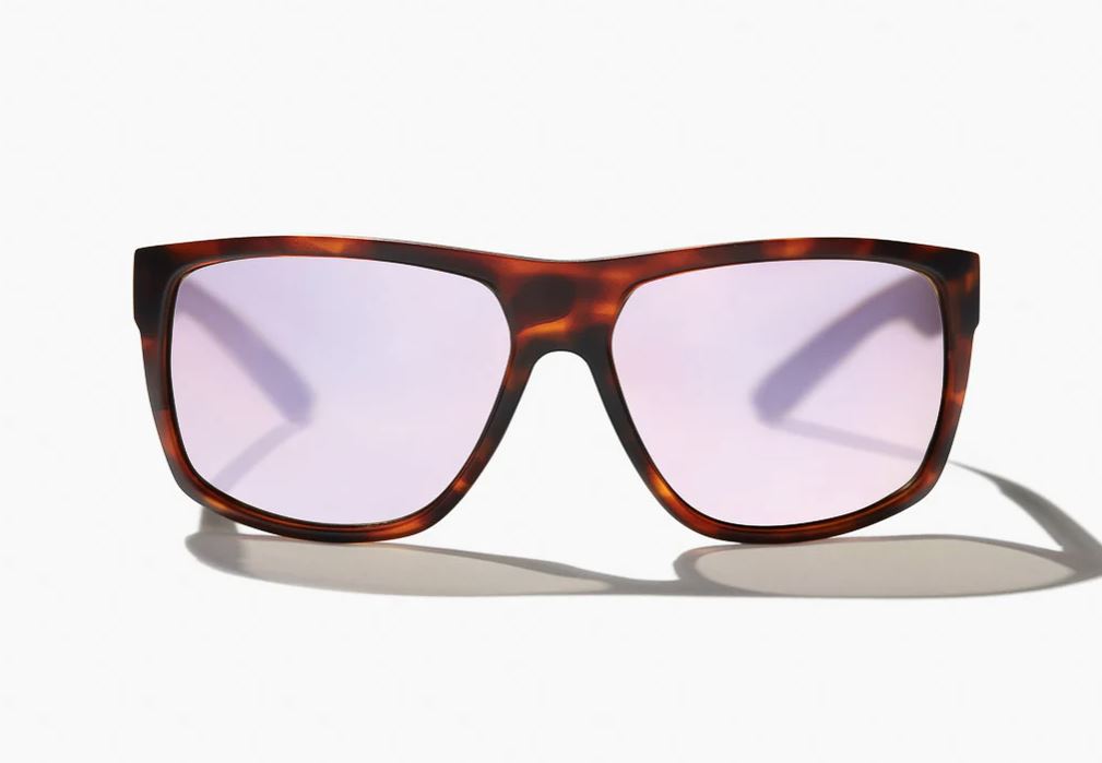 Bajio Boneville Polaroid gleraugu - Dark Tort Matte (Rose Mirror gler)