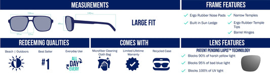 Bajío Polaroid Gleraugu