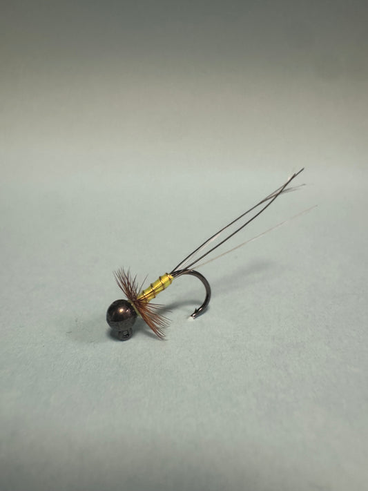 Heavy wire tungsten jig - gul frances púpa