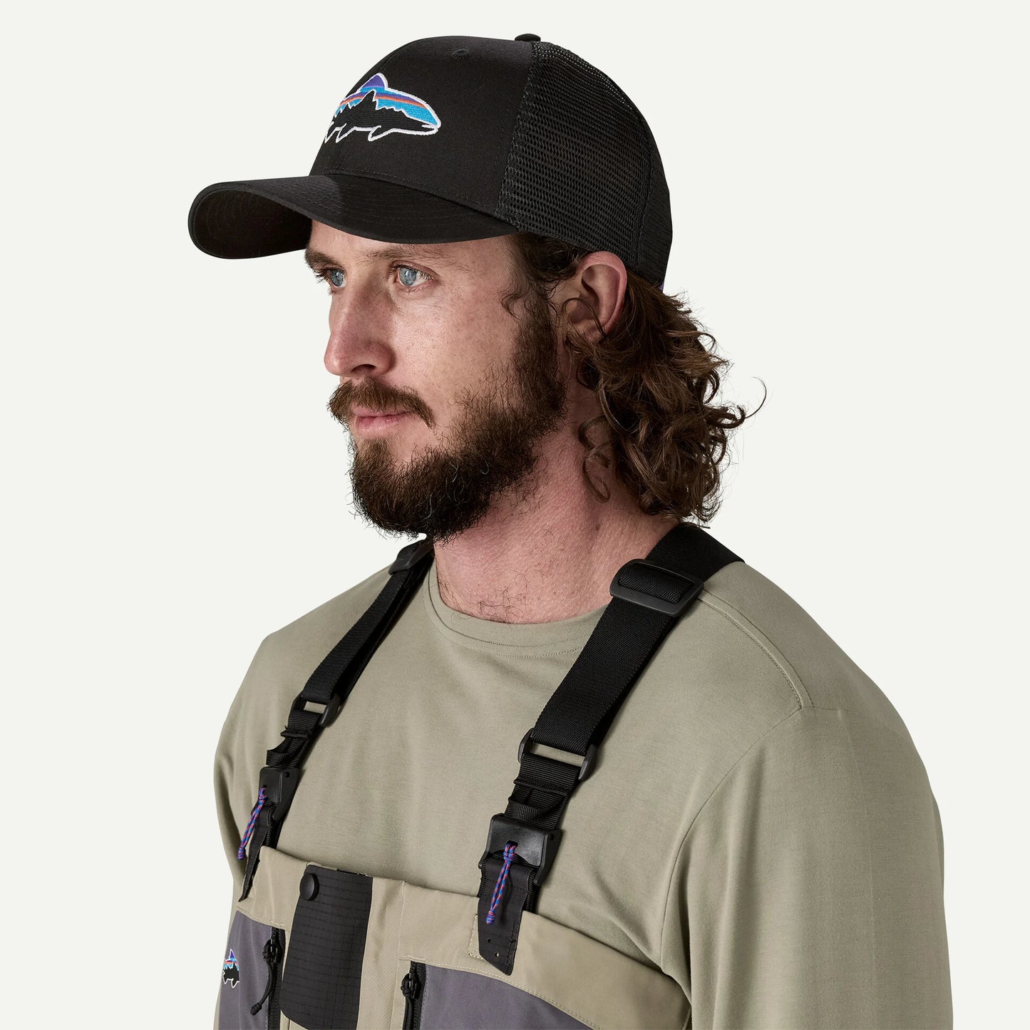Fitz Roy Trout Trucker Hat - blá