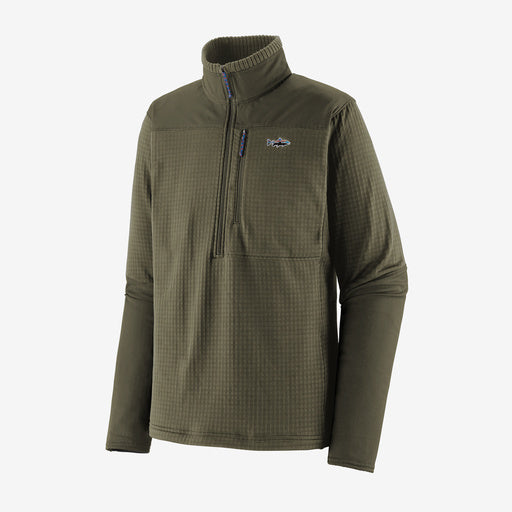 Patagonia - Men's Long-Sleeved R1® Fitz Roy 1/4-Zip - peysa