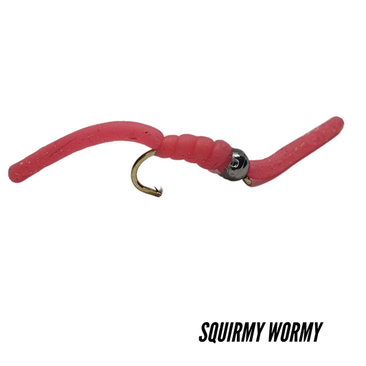 Silungaflugur - Squirmy Worm - púpa Tungsten