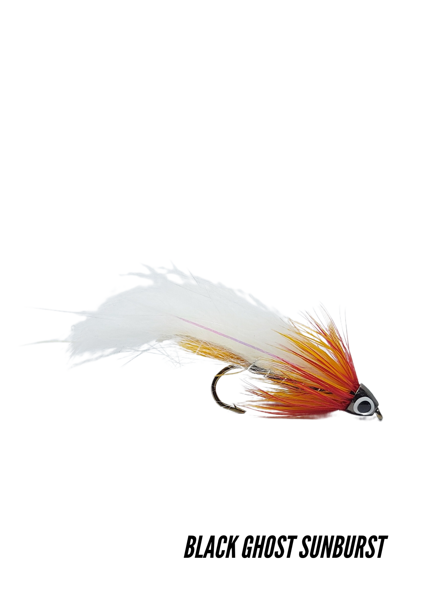 Silungaflugur - Black Ghost Sunburst  - Straumfluga Tungsten