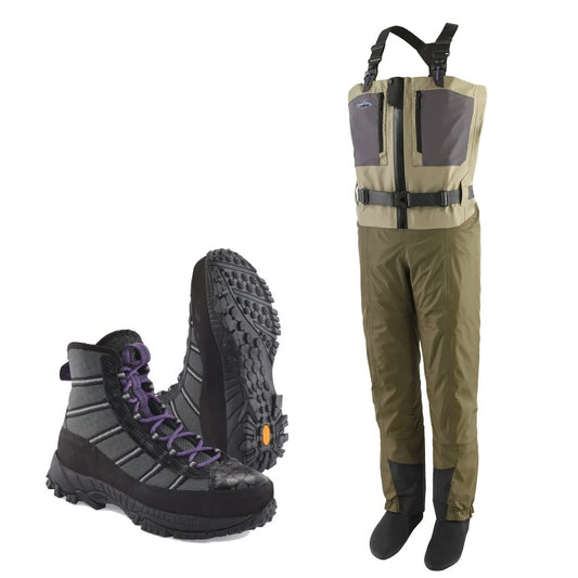 Patagonia - Men's Swiftcurrent® Traverse Zip-Front öndunarvöðlur - Forra vöðluskór