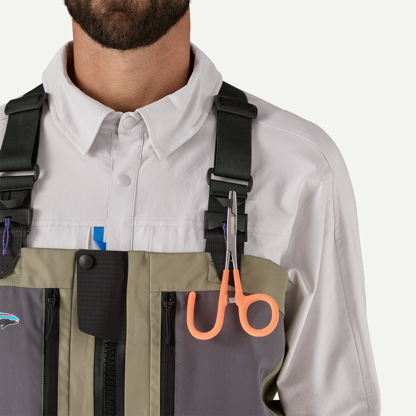 Patagonia - Men's Swiftcurrent® Traverse Zip-Front öndunarvöðlur - Forra vöðluskór