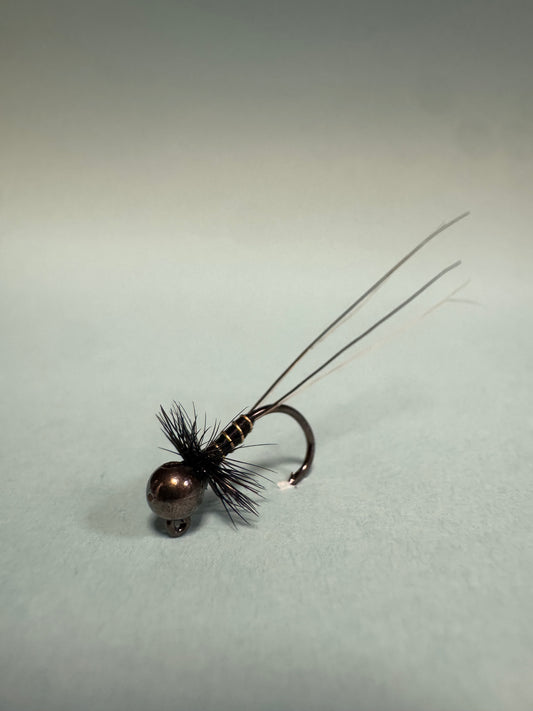 Heavy wire tungsten jig - svört frances púpa