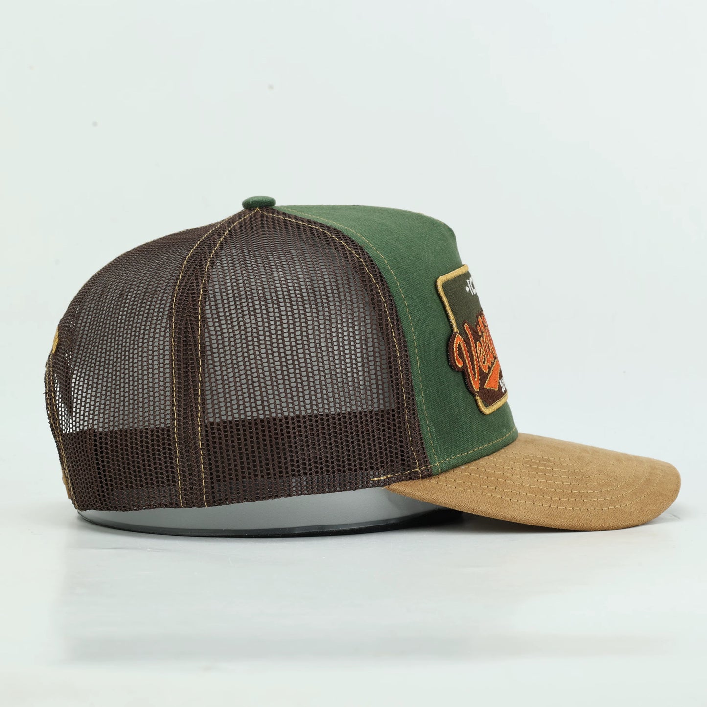 Veðifélags trucker derhúfa - Græn/brún