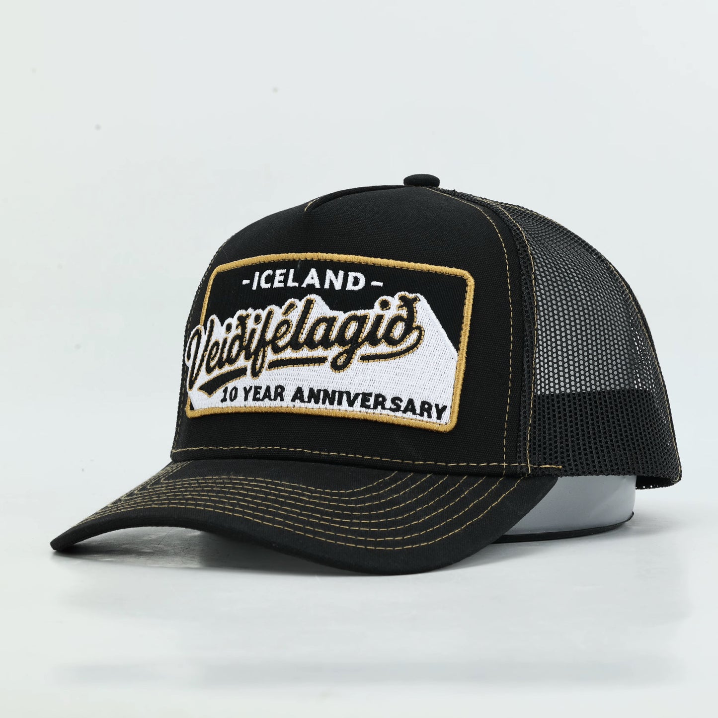 Veðifélags trucker derhúfa - Svört