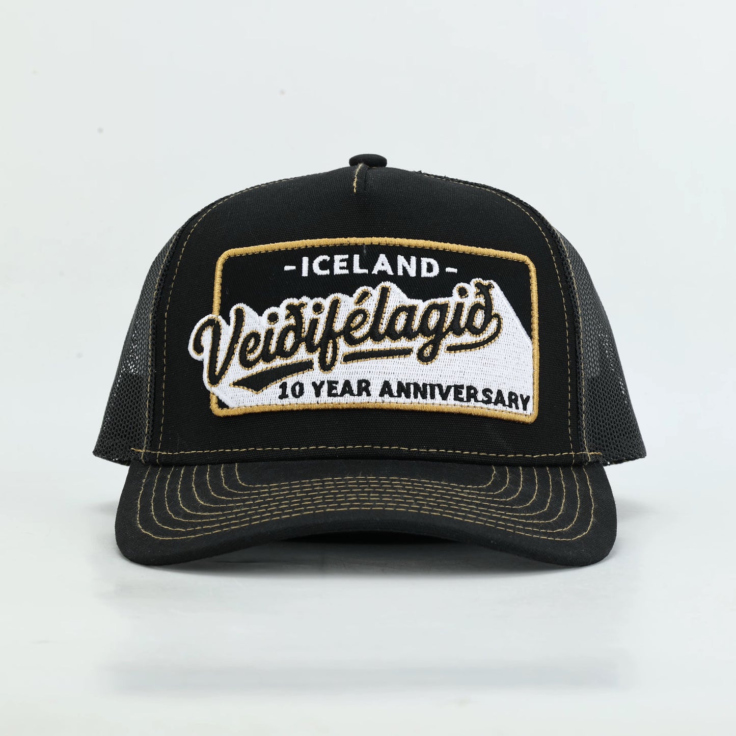 Veðifélags trucker derhúfa - Svört