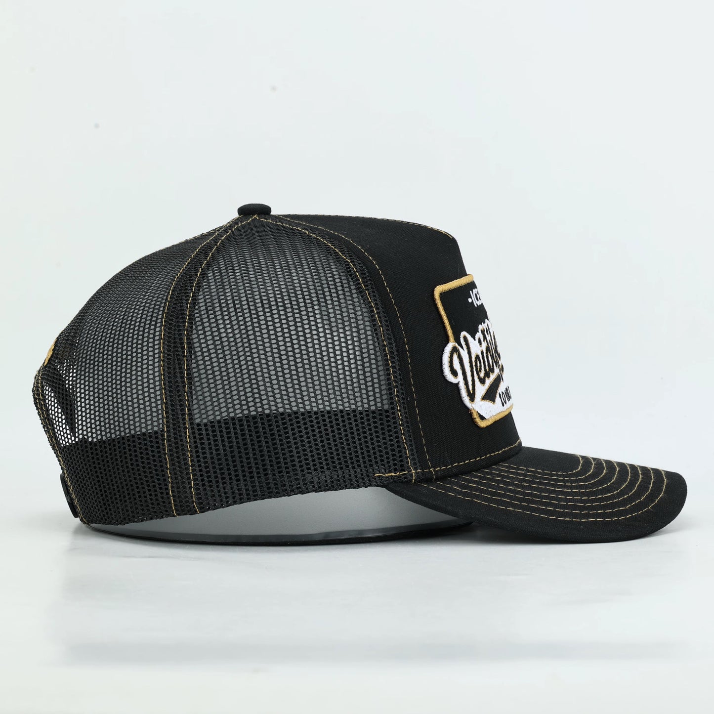 Veðifélags trucker derhúfa - Svört