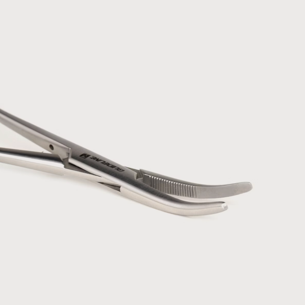Guideline - Forceps - Curved 6"